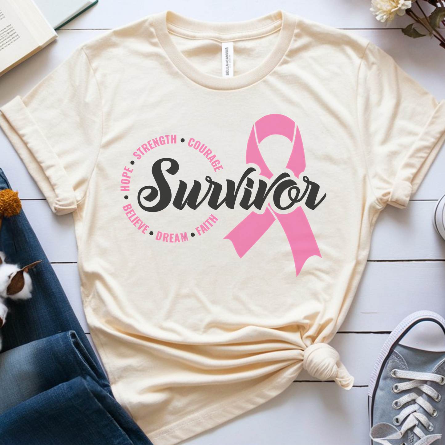 Courage🎗️ Cancer Support T-shirt