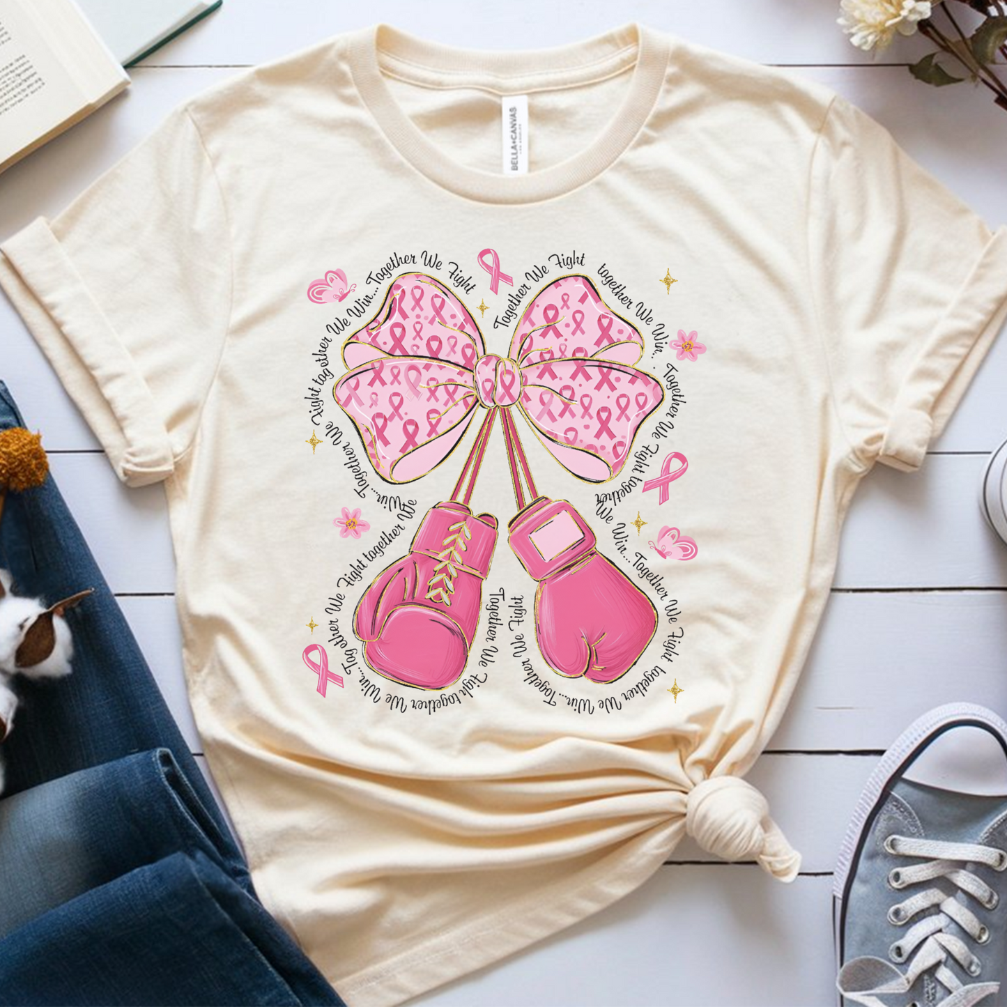 Boxing🎗️Cancer Support T-shirt