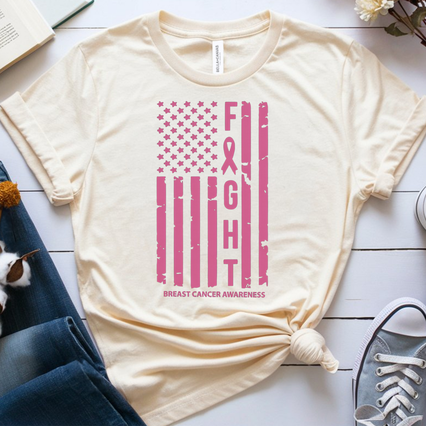 Flag🎗️Cancer Support T-shirt