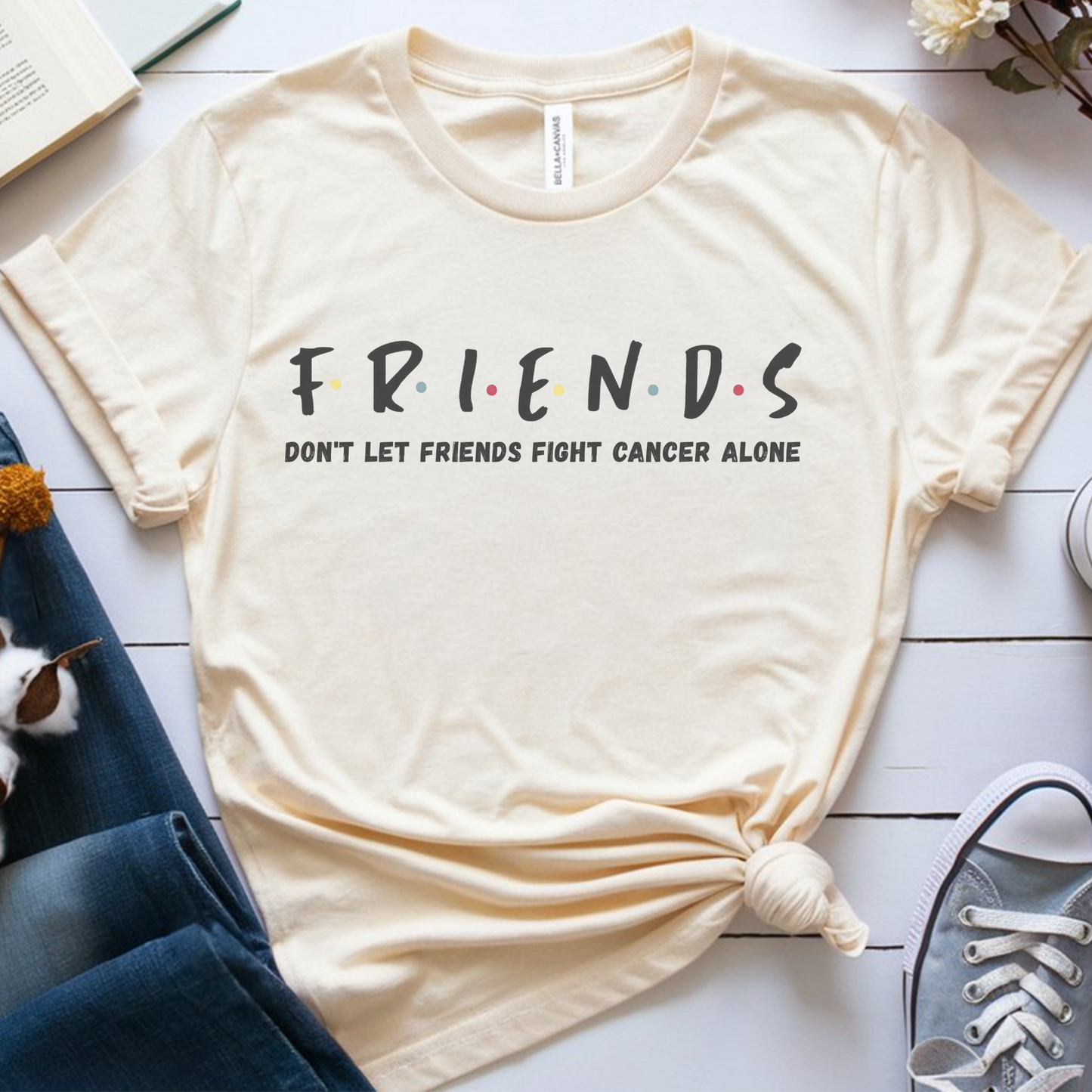 Friends🎗️Cancer Support T-shirt